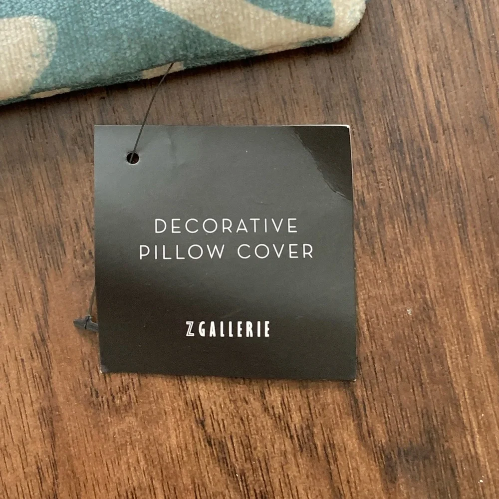 Z Gallery Maze eucalyptus decorative pillow cover size 22” square